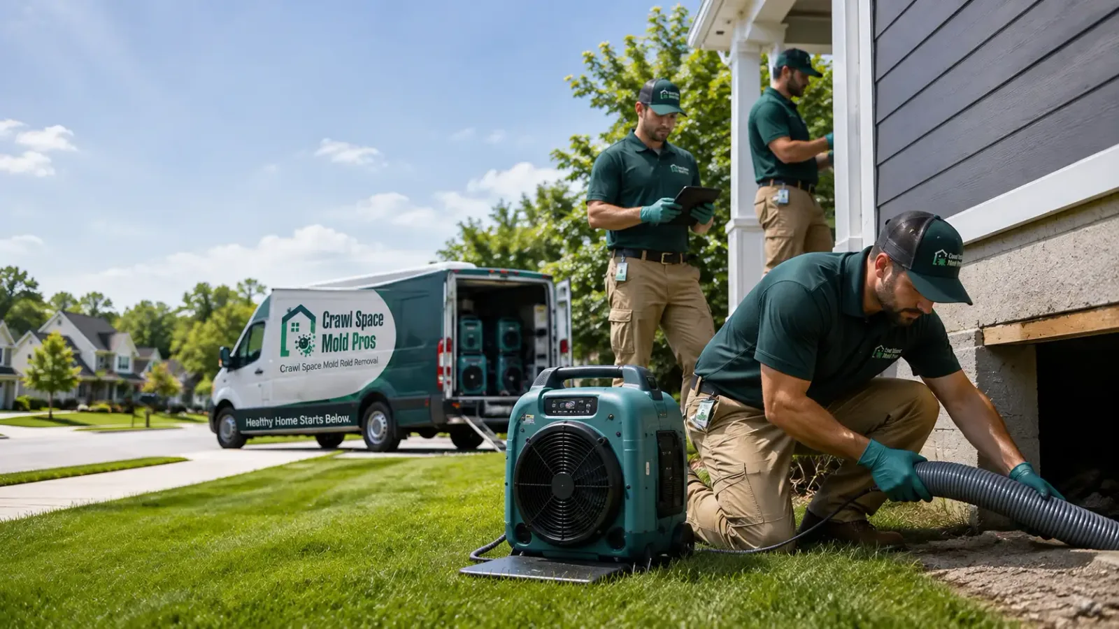 Crawl Space Mold Removal in Honeoye Falls, NY